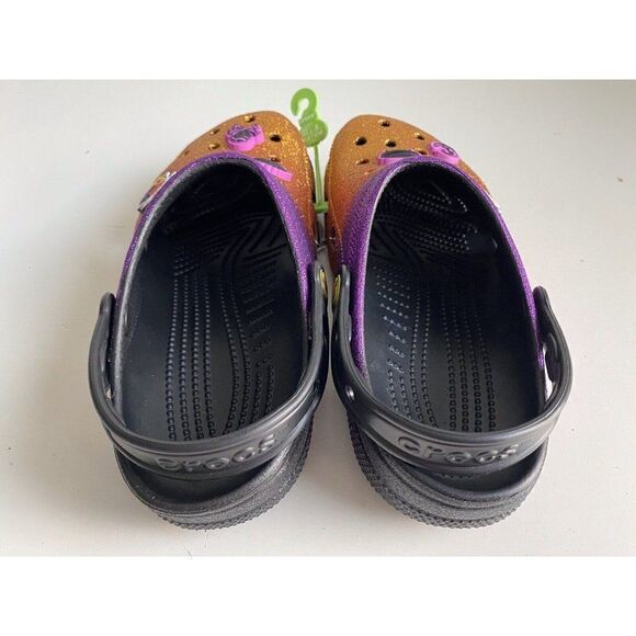 Crocs Disney Hocus Pocus Slip On Classic Clogs Sandals Jibbitz Men’s 8 Women 10 - Picture 6 of 10